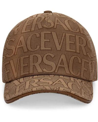 versace şapka|Versace hats brown label.